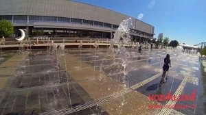 Грандиозный пешеходный светодинамический фонтан