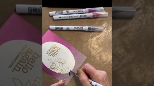 One Layer Card with Simon Says Stamp March Card Kit смотреть онлайн