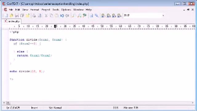 Beginner PHP Tutorial - 185 - Throwing an Exception-(www.MyTutorialBook.com)0006.flv смотреть онлайн
