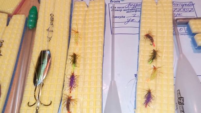 Отправил заказ готовых снастей и Уловистых мушек для ловли Хариуса и Ленка в г.Санкт-Петербург смотреть онлайн