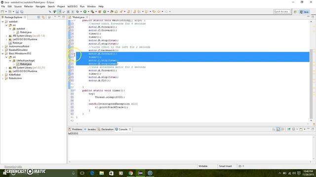 LeJOS Java Programming - Lego Mindstorm EV3 - Auto смотреть онлайн