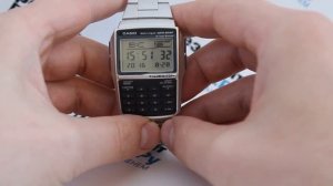 Часы Casio Databank DBC-32D-1A [DBC-32D-1AEF] - видео обзор часов Касио | Watch-Forum.RU