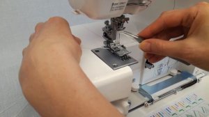 Заправка нитей Janome CoverPro Lux - часть 2