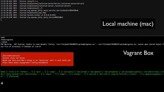Setting behat to communicate with your local browser from inside a headless VM смотреть онлайн
