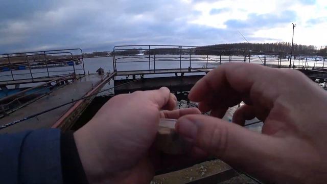 Рыбалка на Десногорском водохранилище зимой, в лютую оттепель. (декабрь 2023) смотреть онлайн