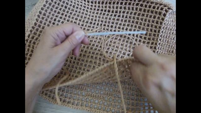 Шоппер как у PRADA /Сумка-Шоппер из рафии без отрыва нити/ Summer crochet shopper bag смотреть онлайн