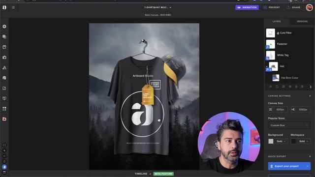 GERÇEKÇİ TASARIMLAR İÇİN MOCKUP | Artboard Studio смотреть онлайн