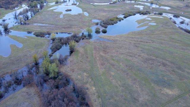 Разлив на реке Сок в районе деревни Городцовка и Ветлянка 27.04. 2021 смотреть онлайн