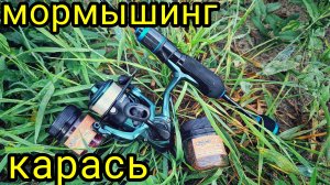 МОРМЫШИНГ , ЛОВЛЯ РЕЧНОГО КАРАСЯ !!!