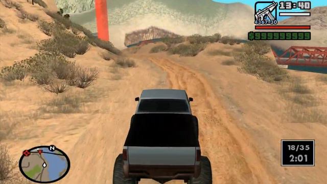 Прохождение Grand Theft Auto San Andreas. 61 сюжетная миссия. "Монстр" смотреть онлайн