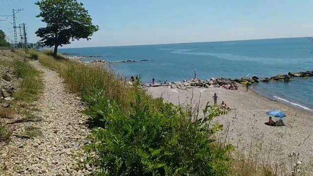 Вардане. Набережная. Идём к дикому пляжу. смотреть онлайн