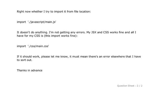 HTML : How do I link my javascript files in react when converting from HTML,CSS,JS into JSX, CSS, J смотреть онлайн