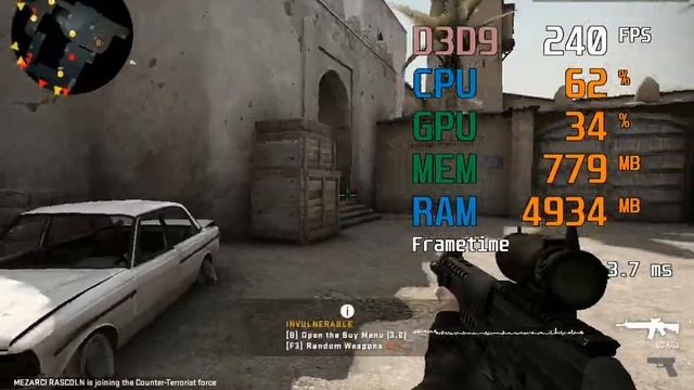 GeForce GTX 1050 ti -- Intel Core i5-3470 -- CSGO FPS Test 1024X768 Dust смотреть онлайн