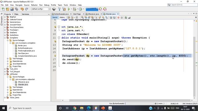 UDP Socket in Java by Prof Shikha Agrawal смотреть онлайн