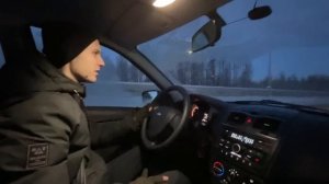 Тест Драйв НОВОЙ Гранты Кросс в мороз -30
