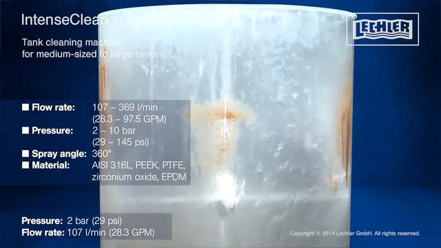 Моющая головка Lechler серии 5TB IntenseClean Hygienic - 5 класс эффективности мойки смотреть онлайн