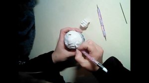 Изготовление очередной куклы из искусственного меха и запекаемого пластика своими руками