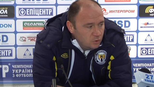 ФК Металлург. Пресс-конференция Пятенко и Максимова смотреть онлайн