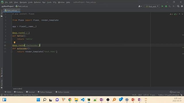 파이썬(Python) - 웹서버 1분만에 만들고 구동시키기 (웹프레임워크) смотреть онлайн
