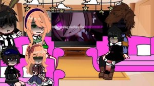 Aftons react to Micheal Afton || My AU || Gacha club