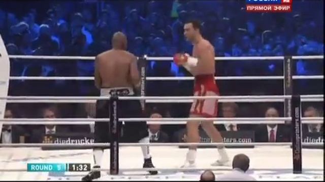Кличко vs Томпсон 5 раунд Klitschko vs Tompson 5 round 2012
