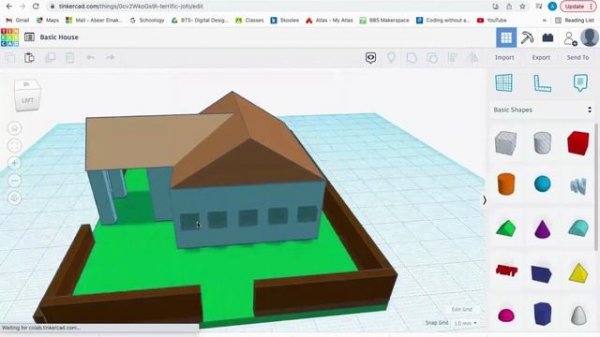 How to design a house using tinkercad