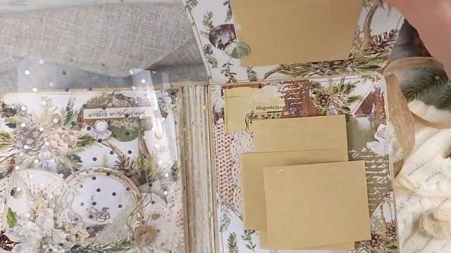 Новогодний кантри альбом "Зимняя Сказка". Скрапбукинг смотреть онлайн