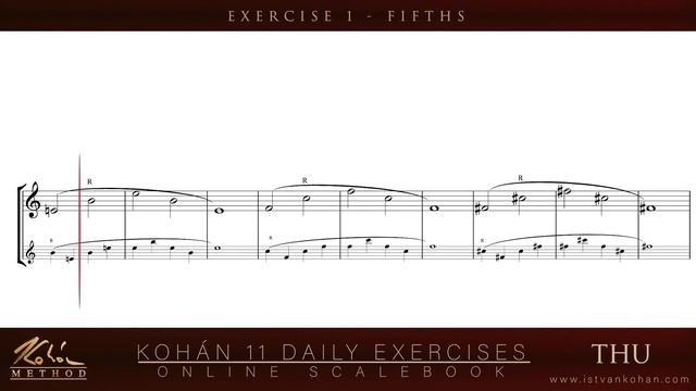 CLARINET SCALE BOOK [THURSDAY - 440] ・ KOHÁN 11 Daily Exercises Online Scale Book for Clarinet смотреть онлайн