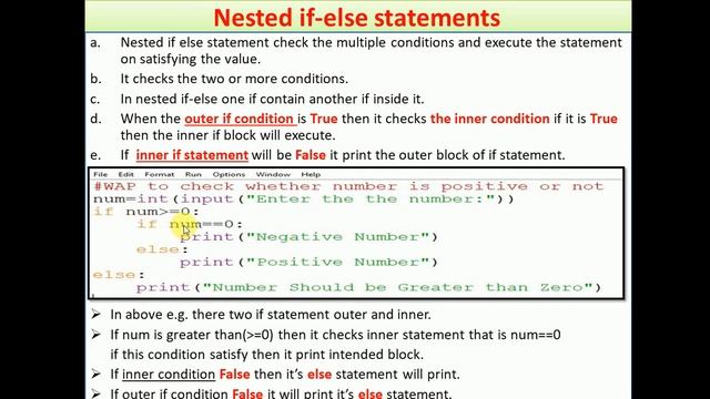 Nested if-else statements in Python(in Hindi) смотреть онлайн