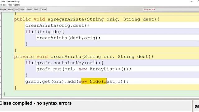 9b: Agregar y Eliminar Arista || Grafo HashMap, Parte 2|| Teoria de Grafos UMSS 1-2020 смотреть онлайн