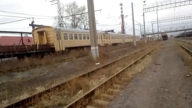 Служебный электропоезд ЭР2-678 на станции Шадринск | №2 смотреть онлайн