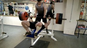 Жим лежа 200 кг "без ног"