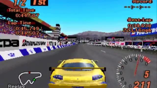 Gran Turismo 2 - TVR Speed 12 Hybrid vs. Daihatsu Midgets смотреть онлайн