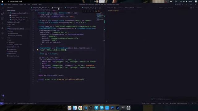 Cara bikin telegram bot dart vm | Azkadev Speed Code смотреть онлайн