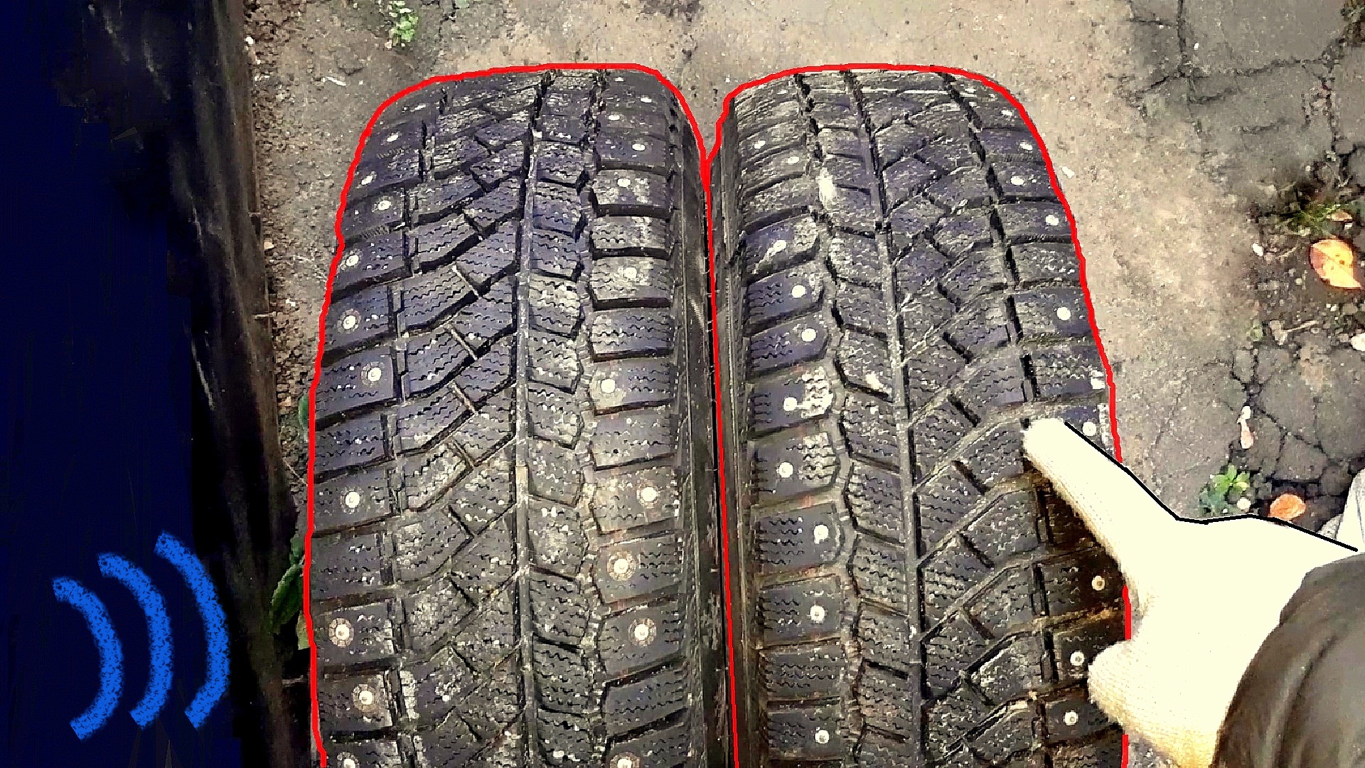 Протектор направлен в разные стороны. Как установить ассиметричные шины. смотреть онлайн