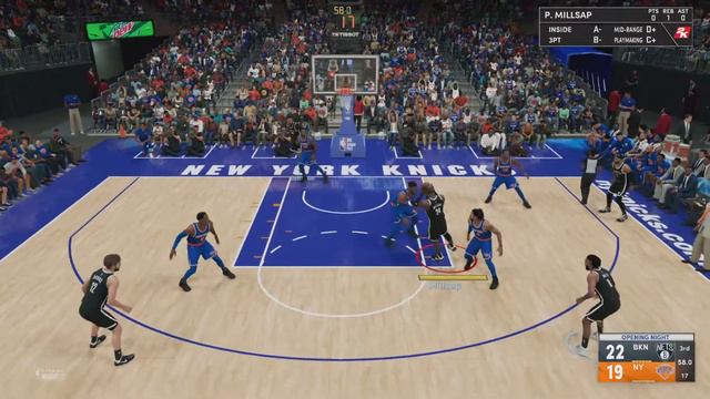 NBA 2K22 PS5 4k Gameplay Brooklyn Nets Vs New York Knicks смотреть онлайн