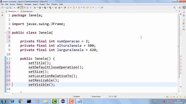 Java Games 2D Aula 04 Criando a janela do jogo смотреть онлайн