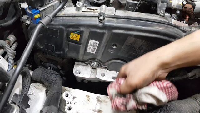 Fiaт Tipo 1.6D MultiJet 77Kw 105Hp Engine Timing belt replace смотреть онлайн