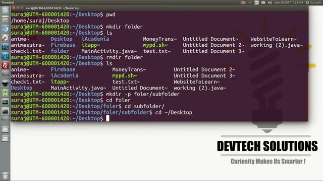 Linux Shell Commands Working With Files And Directory смотреть онлайн