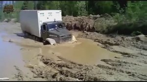 По Бездорожью на советских грузовиках УРАЛ, КАМАЗ.