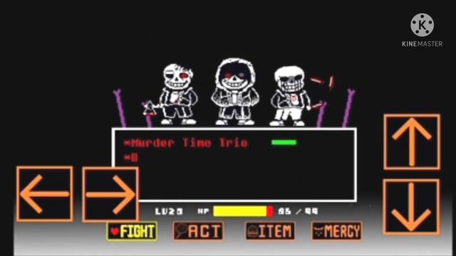 Undertale multiverse collapse | murder time trio,phase 1(unofficial fight) смотреть онлайн