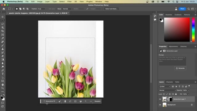 HOW TO USE THE NEW PHOTOSHOP GENERATIVE FILL AI (BETA) смотреть онлайн