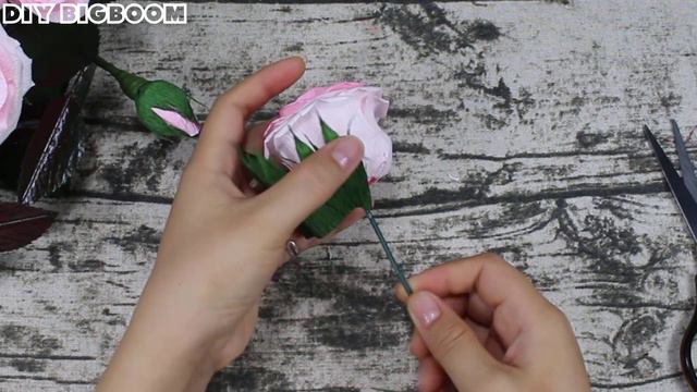 How to make Rose Flower (Full) With Crepe Paper For Monther's Days 2018 Making Flower смотреть онлайн