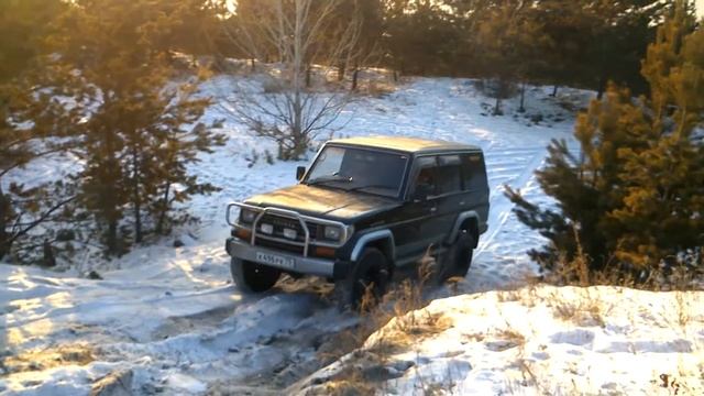 Toyota Prado 78 на горке. Тест проходимости смотреть онлайн