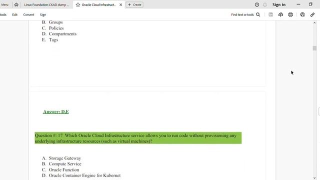 Oracle Cloud Infrastructure 2023 Foundations Associate Exam Number: 1Z0-1085-23 DUMP 2023 SEPTEMBER смотреть онлайн