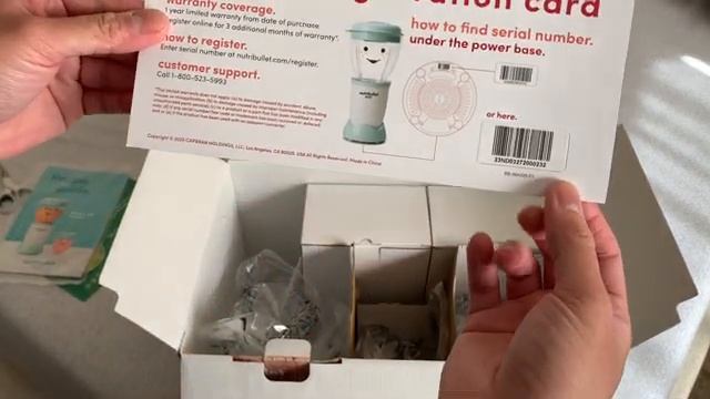 NUTRIBULLET BABY FOOD PREP SYSTEM UNBOXING смотреть онлайн