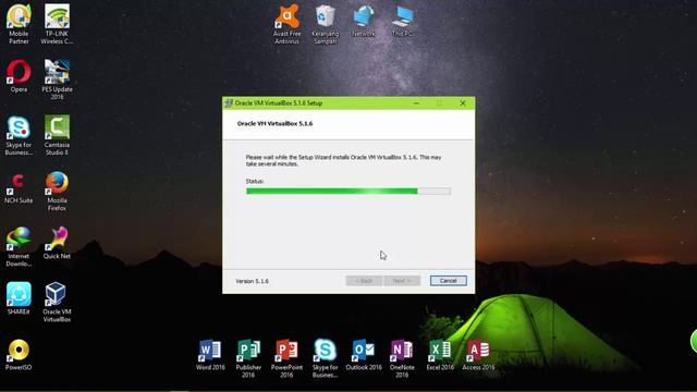 Tutorial instal Oracle VM VirtualBox 5.1.6 #hamzah.sch.id смотреть онлайн