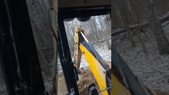JCB#jcb Как поднимать корень весом больше 1 тон смотреть онлайн