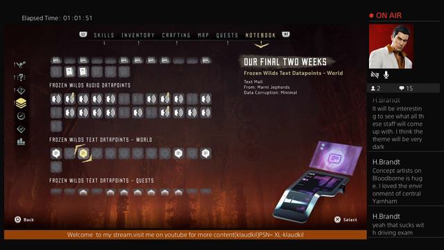 Klaudkil streams: Horizon zero dawn: Side missions. смотреть онлайн