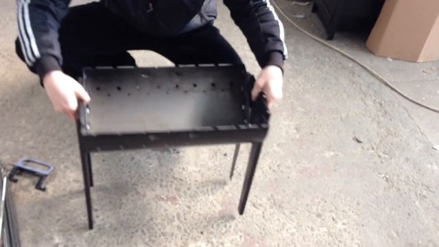 Переносной мангал чемодан, сборка за 25 секунд! смотреть онлайн